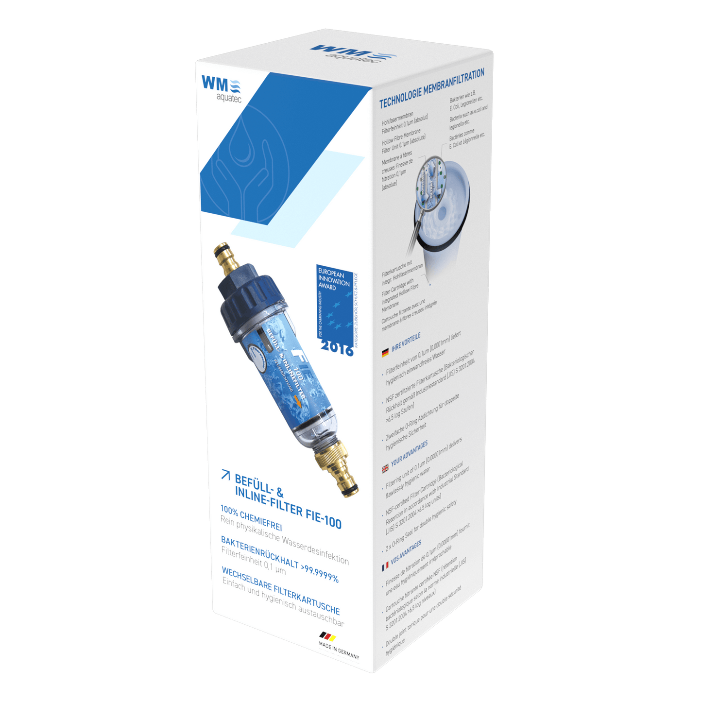 Befüll- und Inlinefilter FIE-100