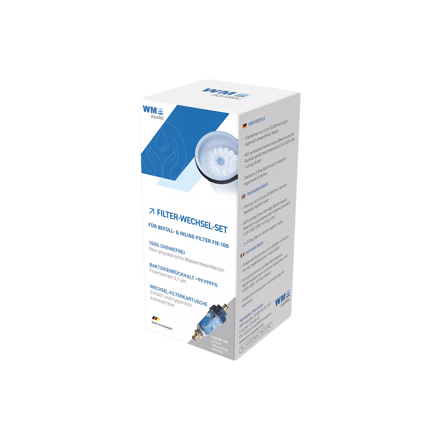 FIE-100 Filterwechsel-Set; Filtereinheit: 0,1μm