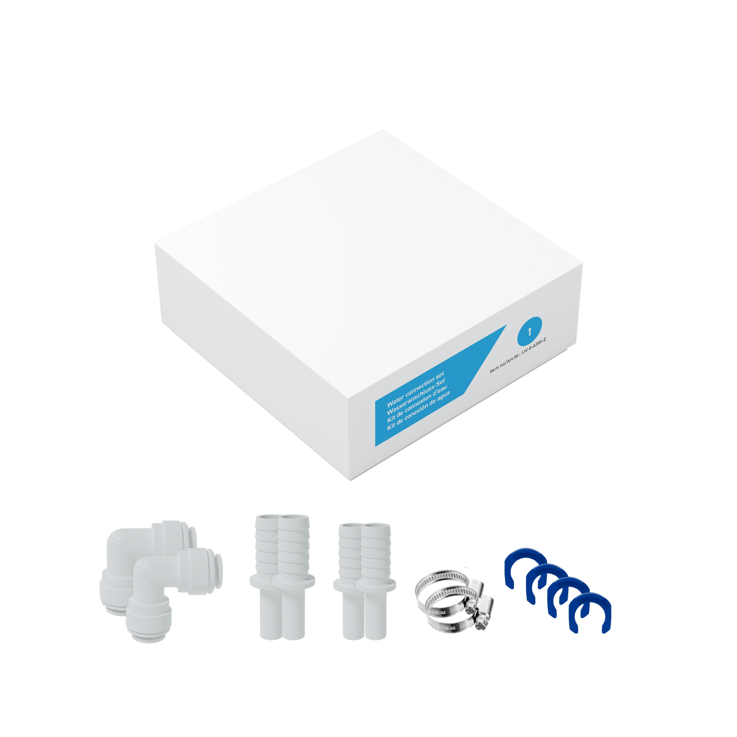 Ersatz-Wasseranschluss-Set für UV-8 Steel