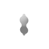Magnethalterung Uni inkl. Buddy für nicht-magnetische Oberflächen silber