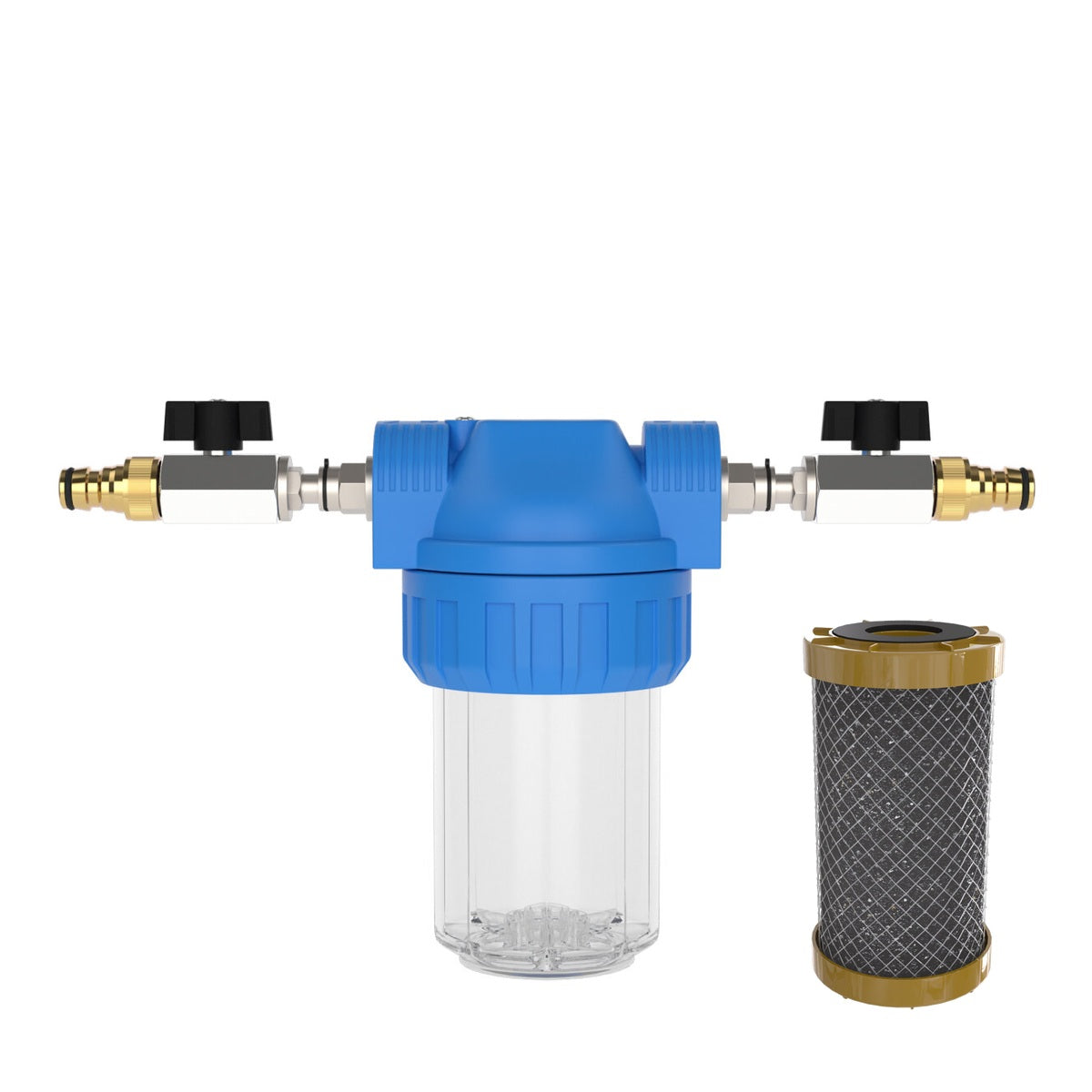 Aktivkohlefilter inkl. Wasserfilter-Gehäuse (Größe S)