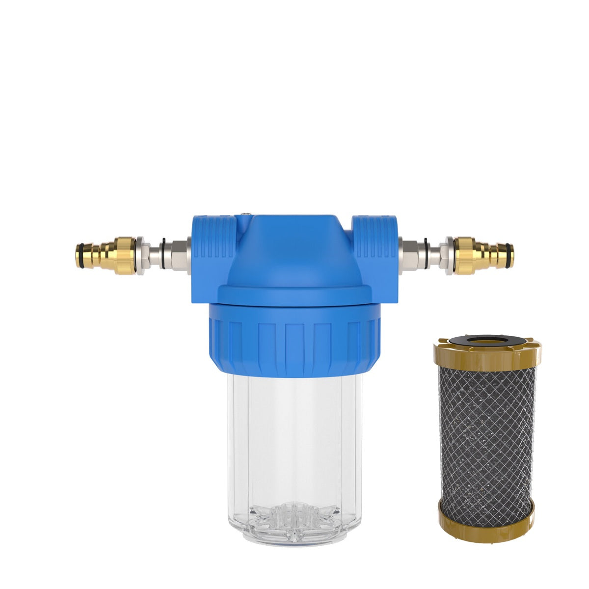 Aktivkohlefilter inkl. Wasserfilter-Gehäuse (Größe S)