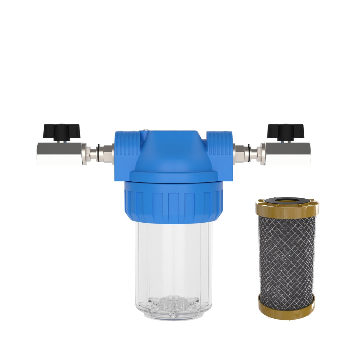 Aktivkohlefilter inkl. Wasserfilter-Gehäuse (Größe S)