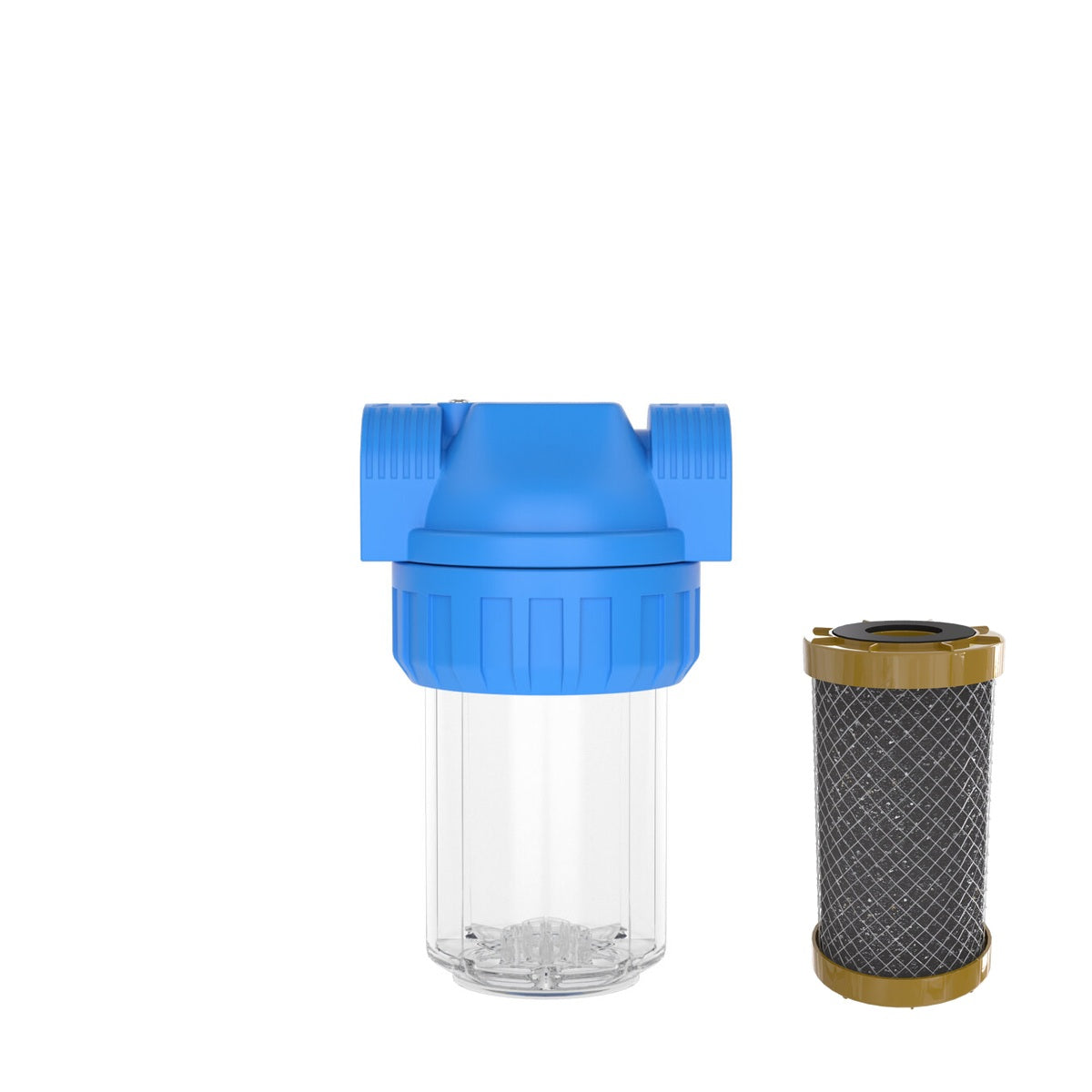 Aktivkohlefilter inkl. Wasserfilter-Gehäuse (Größe S)
