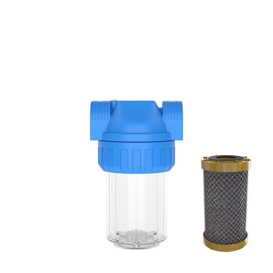 Aktivkohlefilter inkl. Wasserfilter-Gehäuse (Größe S)