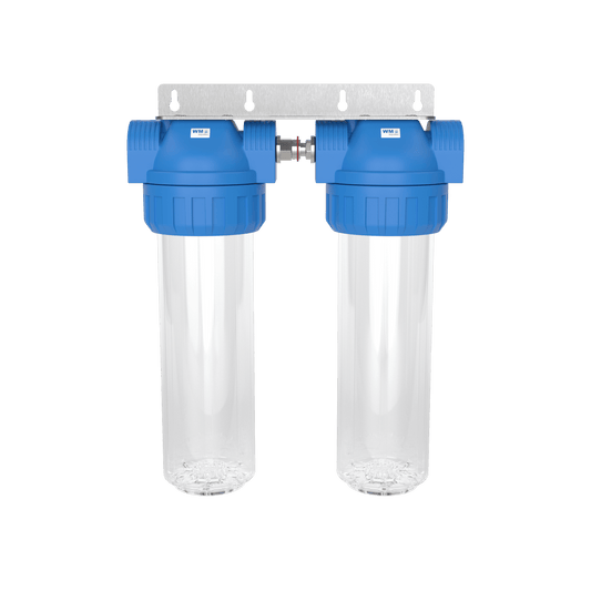 Doppel-Wasserfilter-Gehäuse (Größe M)