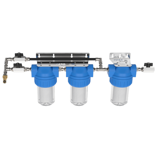 3-stufige Kaskadenfiltration mit Bypass - Camping Schorni