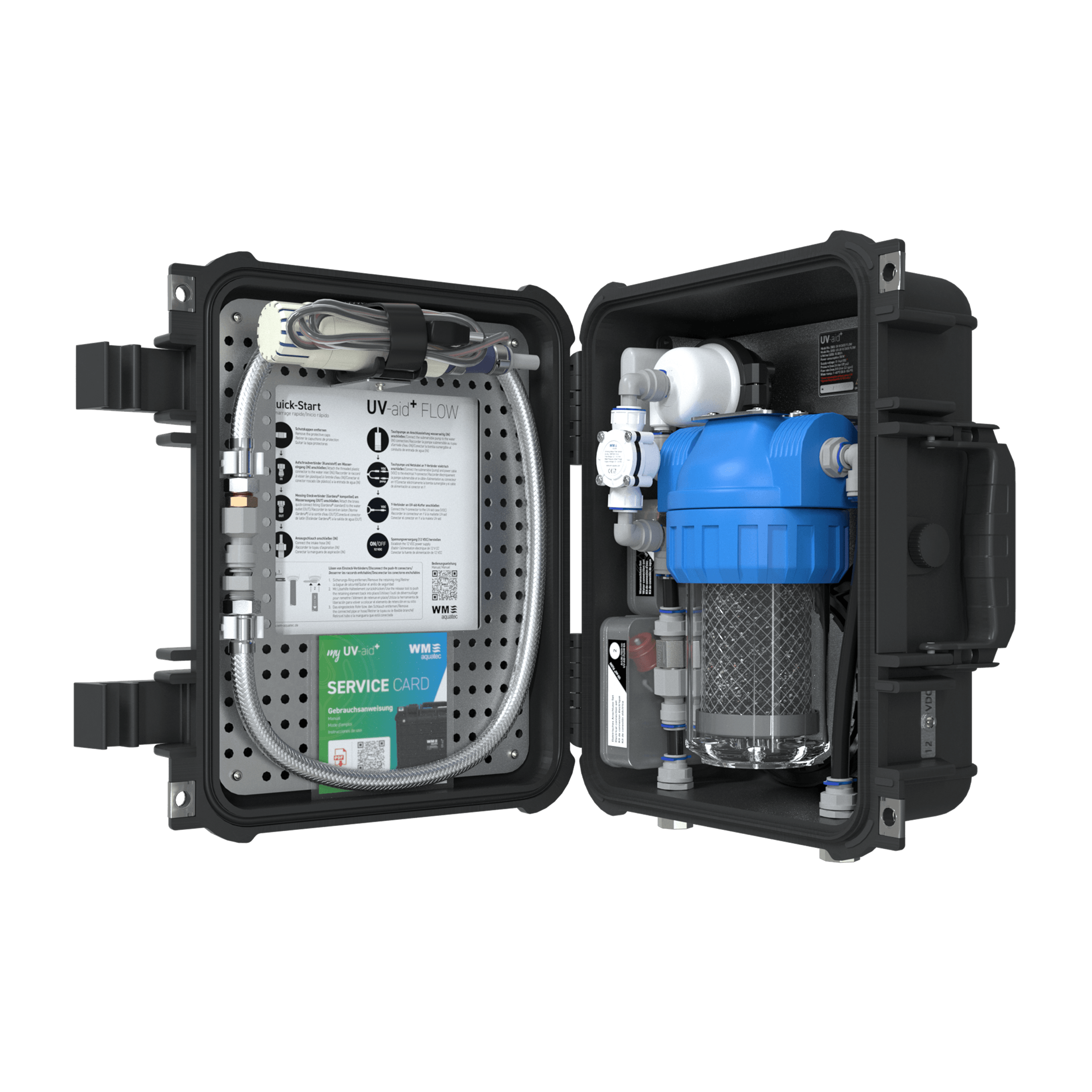UV-aid+ FLOW Wasseraufbereitungs-Koffer