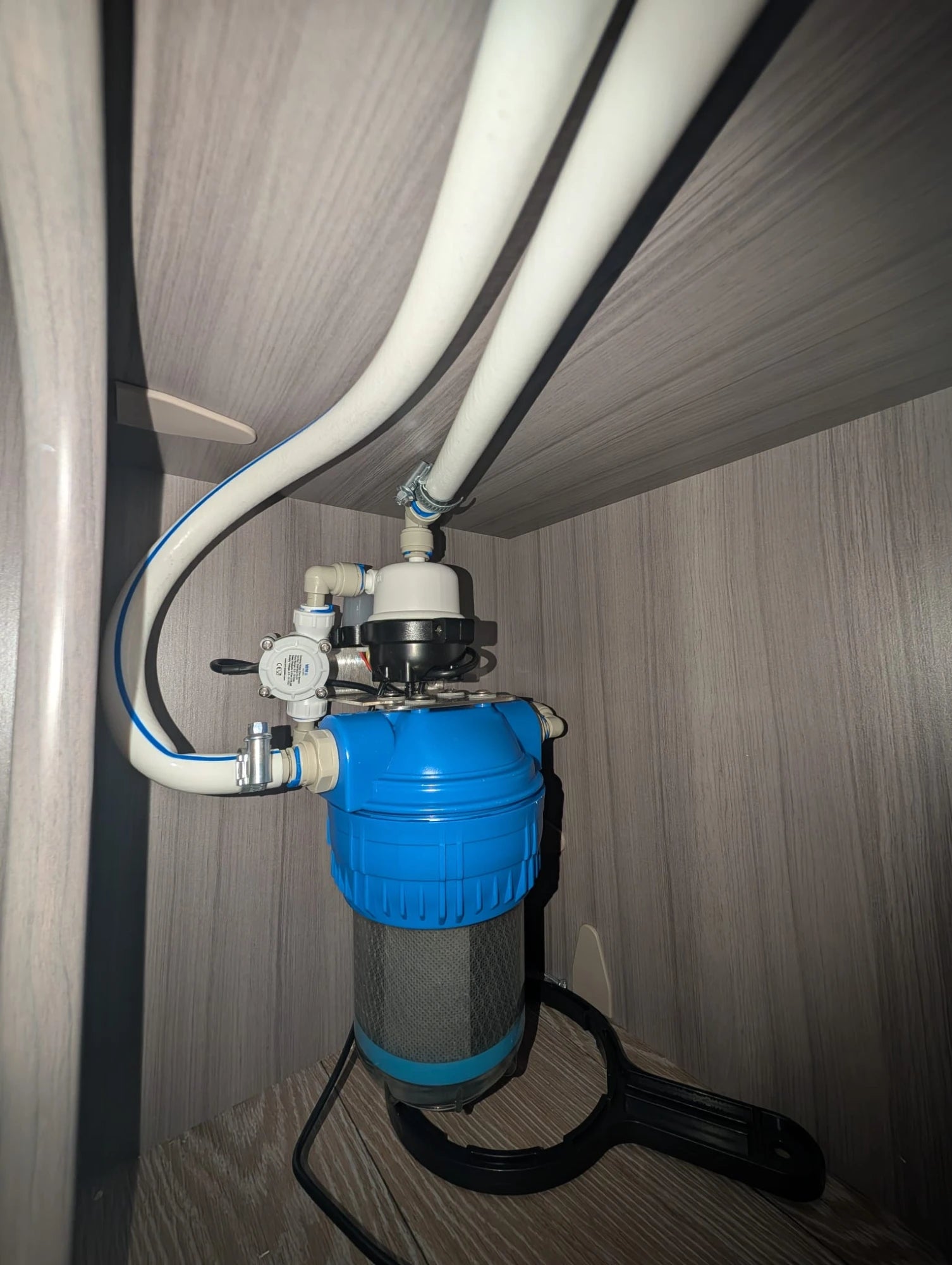 WM-aquatec UC-8 KLW Einbau in Kastenwagen